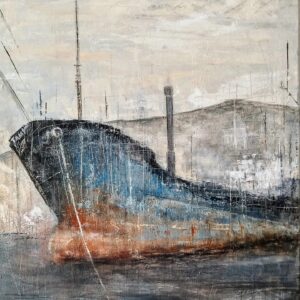 "El eco del buque" - Acrílico sobre lienzo 73x60cm