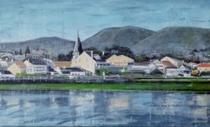 "Un guiño a Sabaris" - Acrílico sobre lienzo 33x55cm