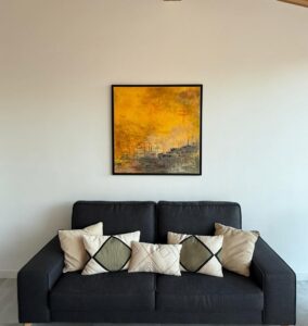 "Luz de Otoño" - Acrílico sobre lienzo de 100x100cm