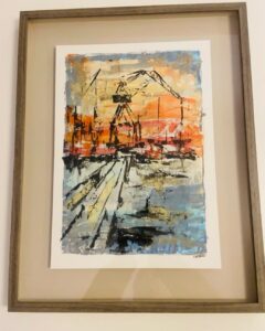 "Autoregalo" - Acrílico sobre papel Canson A3