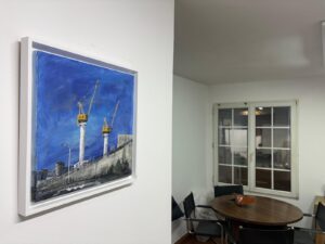 "Barreras II" - Acrílico sobre lienzo