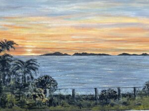 “Cíes desde Prado” - Acrílico sobre lienzo 46x65cm